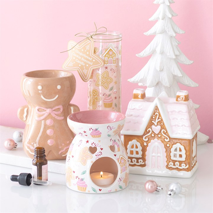 Gingerbread Cookie Tube Candle