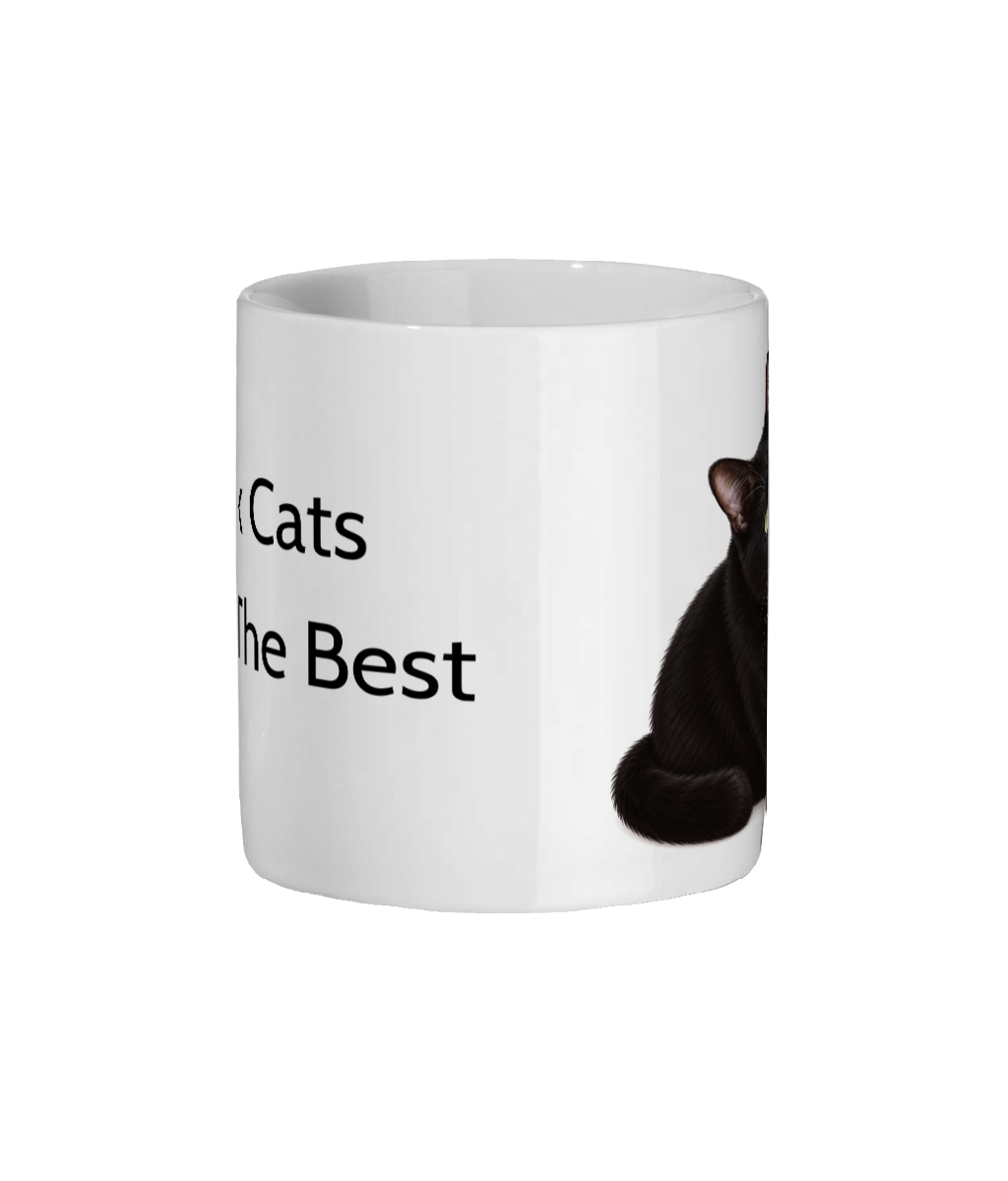 Black Cat Dusty Mug
