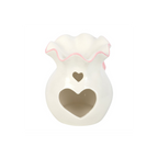 White and Pink Bow Oil Burner