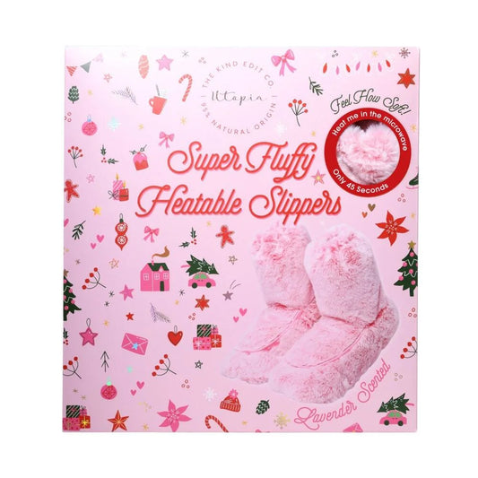 Utopia Super Fluffy Heatable Slipper Set by The Kind Edit Co.