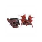 Serpent Infection Lidded Skull Ornament by Spiral Direct