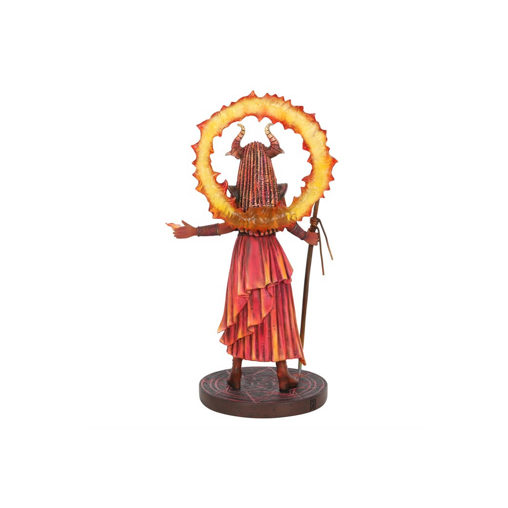 Fire Elemental Sorceress Figurine by Anne Stokes