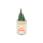 Bah Humbug Orange & Clove Glass Candle with Tree