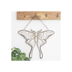 Luna Moth Hanging Sign