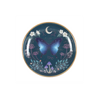 Round Midnight Moth Trinket Dish