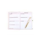 Keep Going, Keep Growing A5 Notebook with Rose Quartz Pen