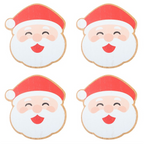 Jolly Santa Christmas Coaster Set