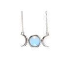 Opalite Triple Moon Necklace Card