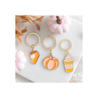 Pumpkin Spice Latte Keyring