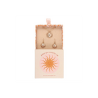 Sun Earring and Necklace Set