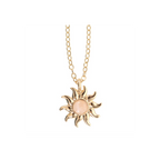 The Sun Celestial Rose Quartz Necklace Card
