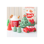 Nostalgic Car with Christmas Tree Ceramic Oil Burner and Wax Warmer