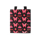Flaming Butterfly Print Polycotton Tote Bag