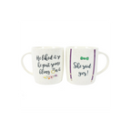Set of 2 She Said Yes Mugs