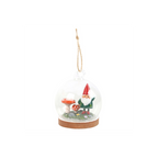 Gnome Glass Dome Hanging Decoration