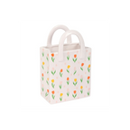 Tulip Print Ceramic Bag-Shaped Flower Vase