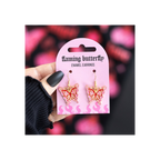 Flaming Butterfly Earrings