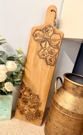 Dragonfly woodburnt chopping/serving board