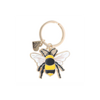 Queen Bee Enamel Keyring