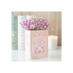 Pink Book Shaped Vase