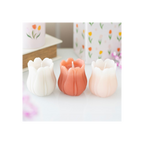 Set of 3 Tulip Shaped Candles