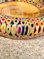 Hand turned pencil bowl