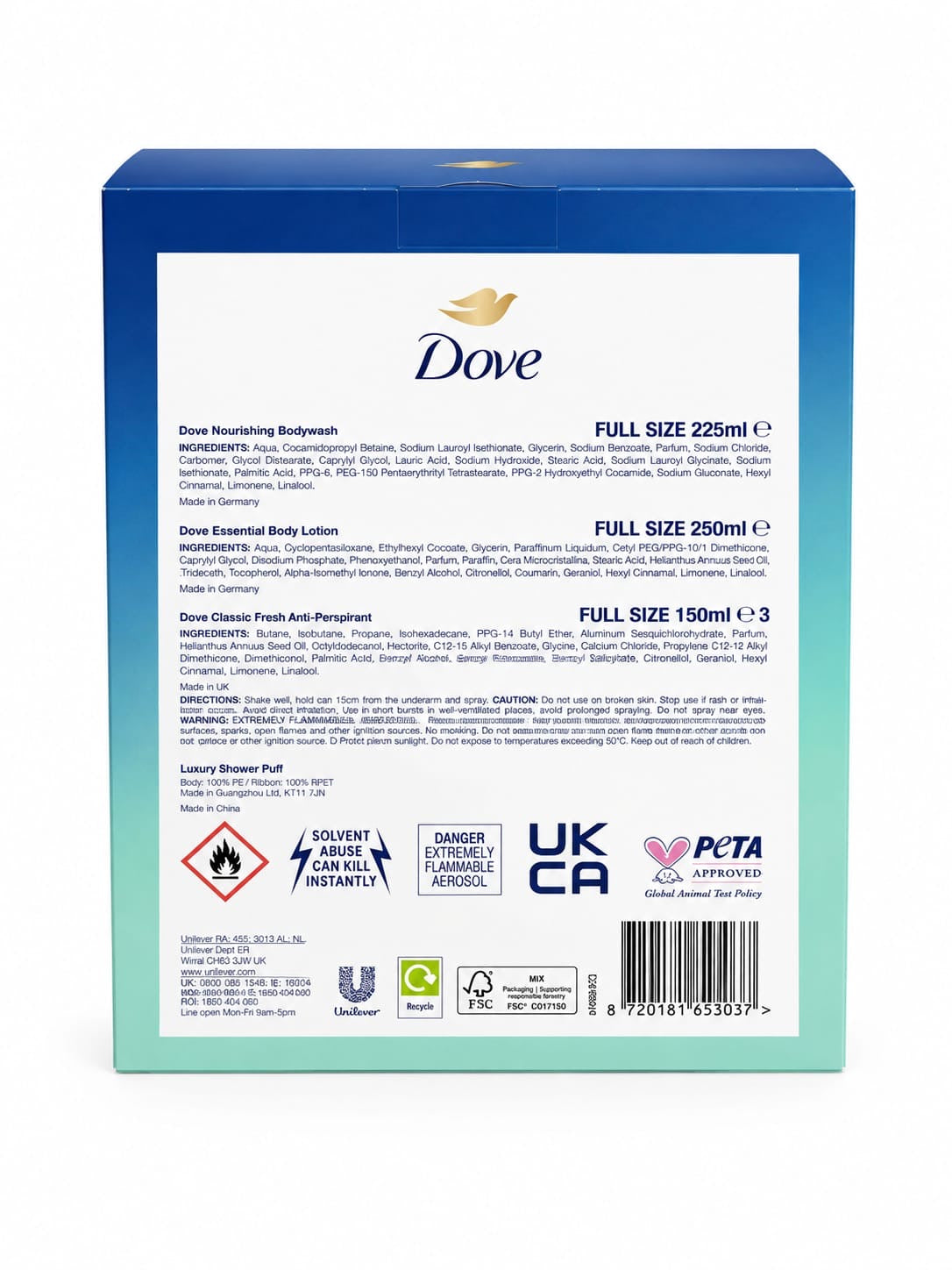 Dove Relax Gift Set