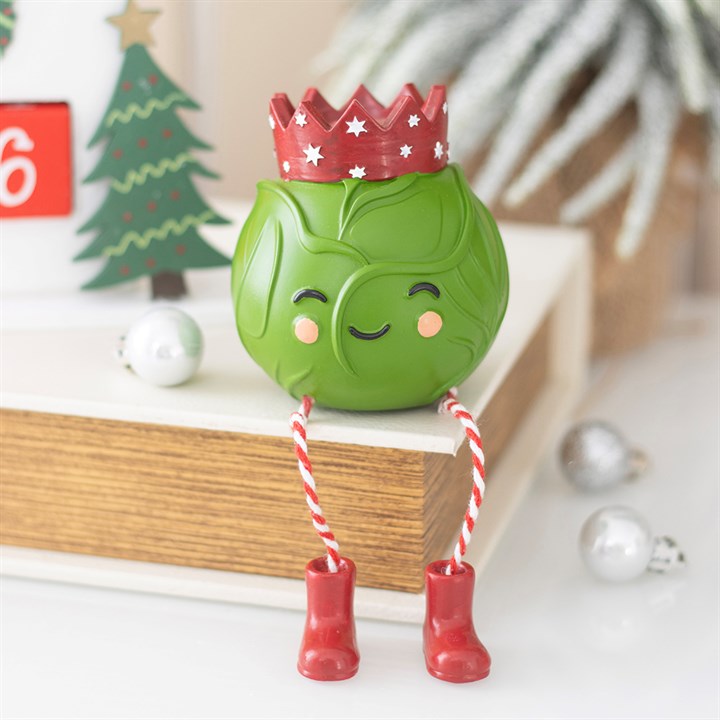 Brussel Sprout Shelf Sitter Ornament