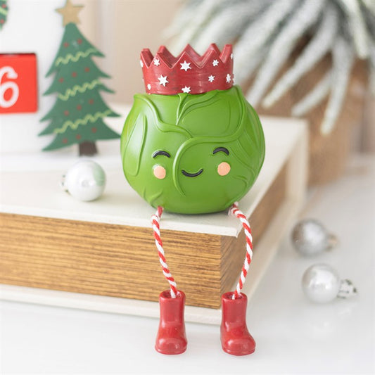 Brussel Sprout Shelf Sitter Ornament