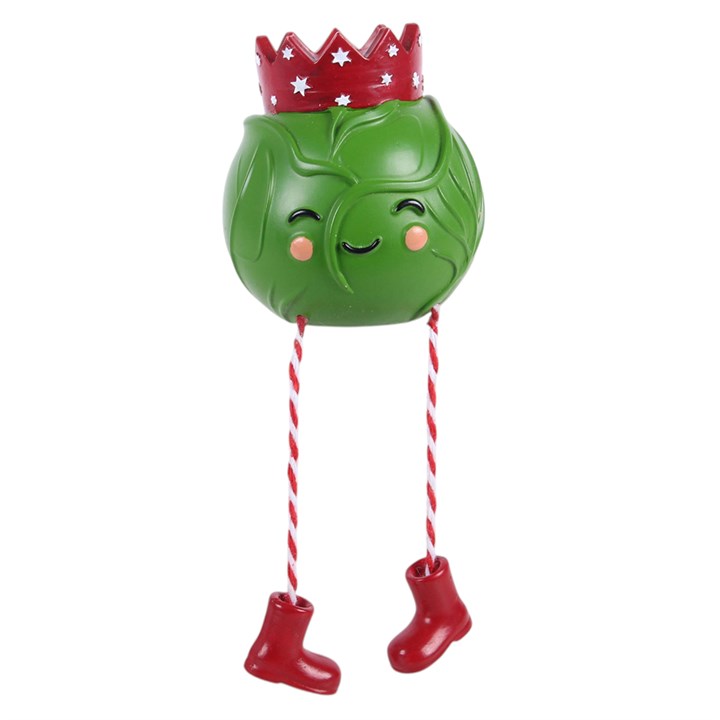 Brussel Sprout Shelf Sitter Ornament