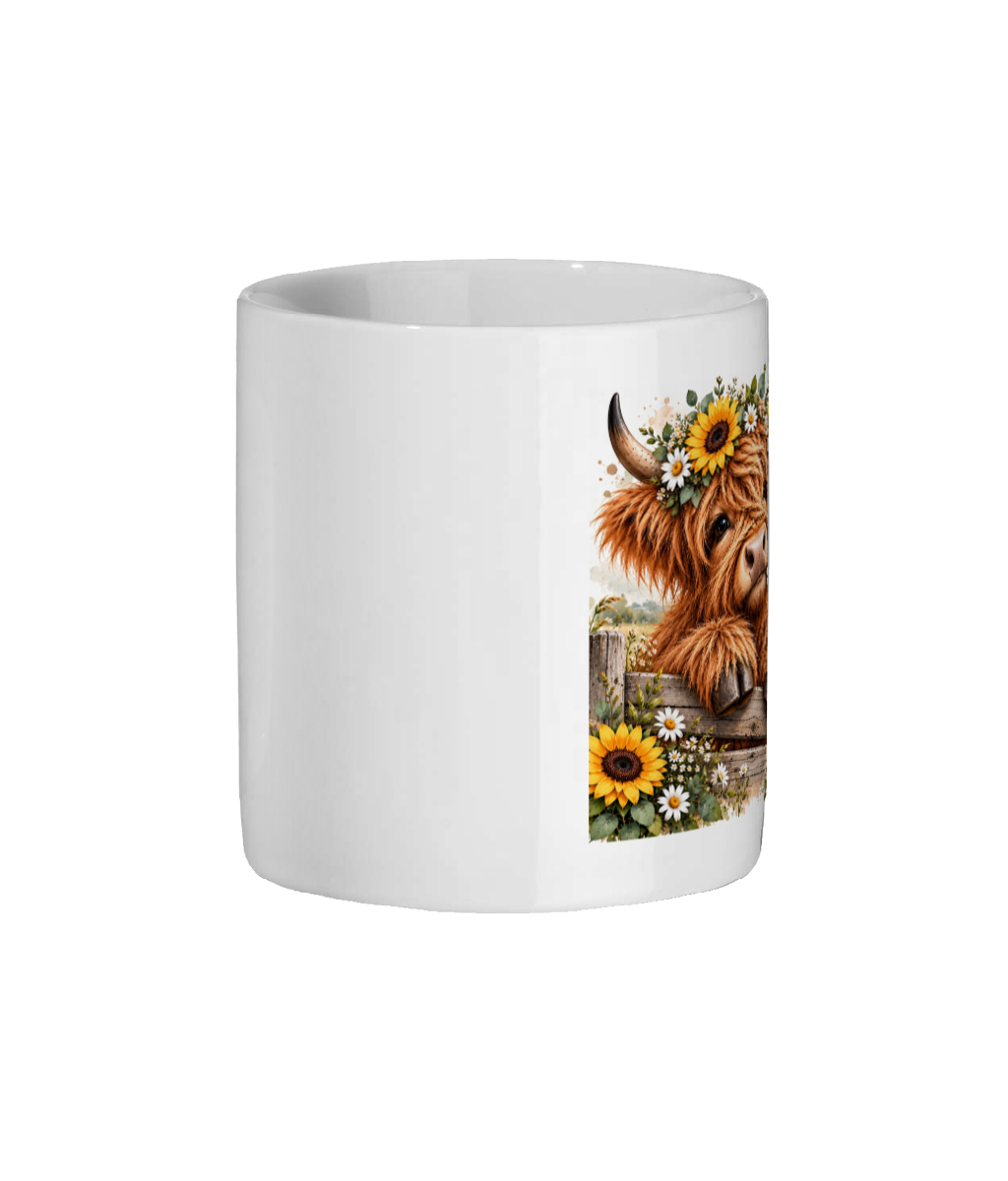 A Happier Life Highland Cow Mug