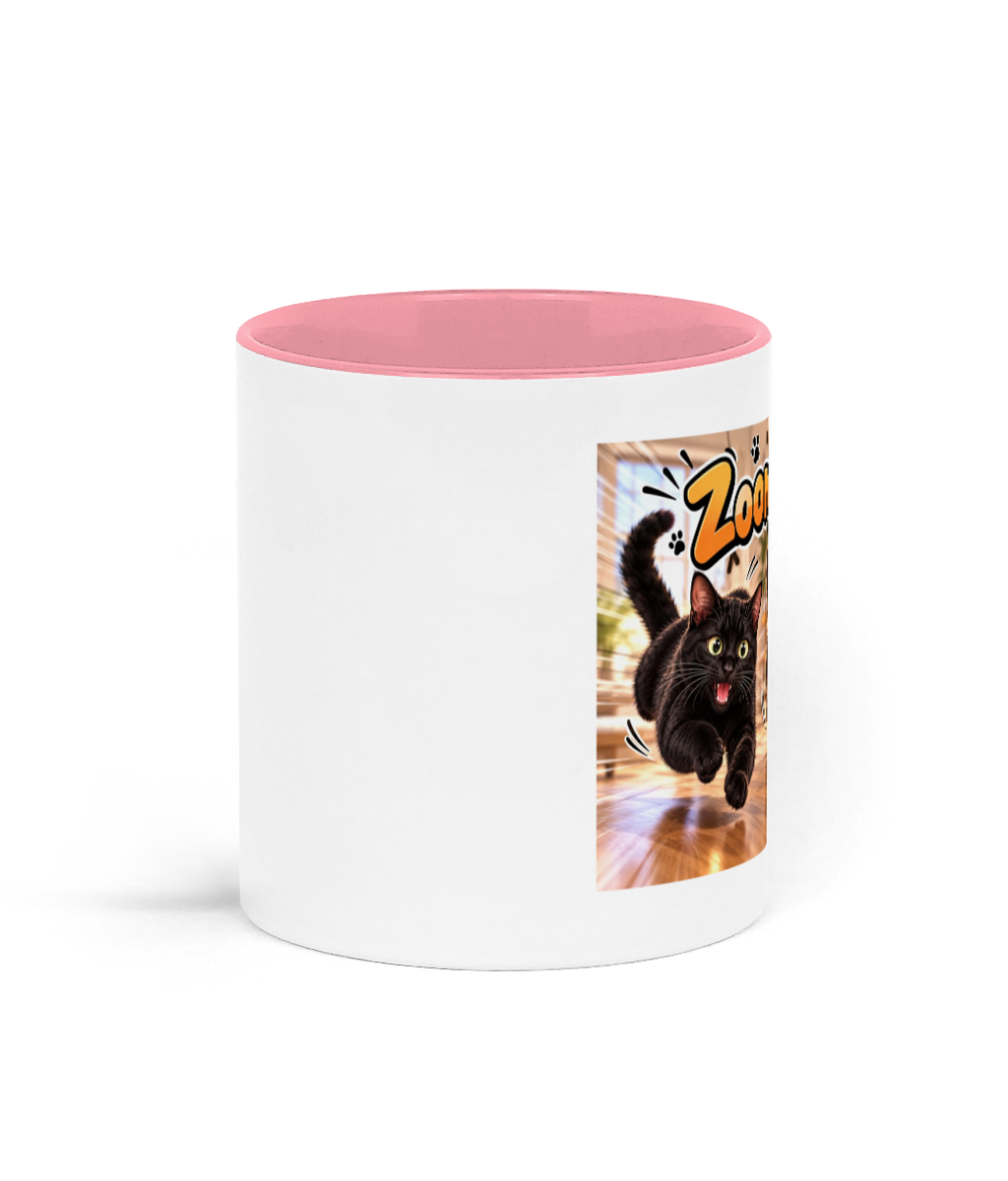 Zoomies Two Toned Ceramic Mug 11 oz
