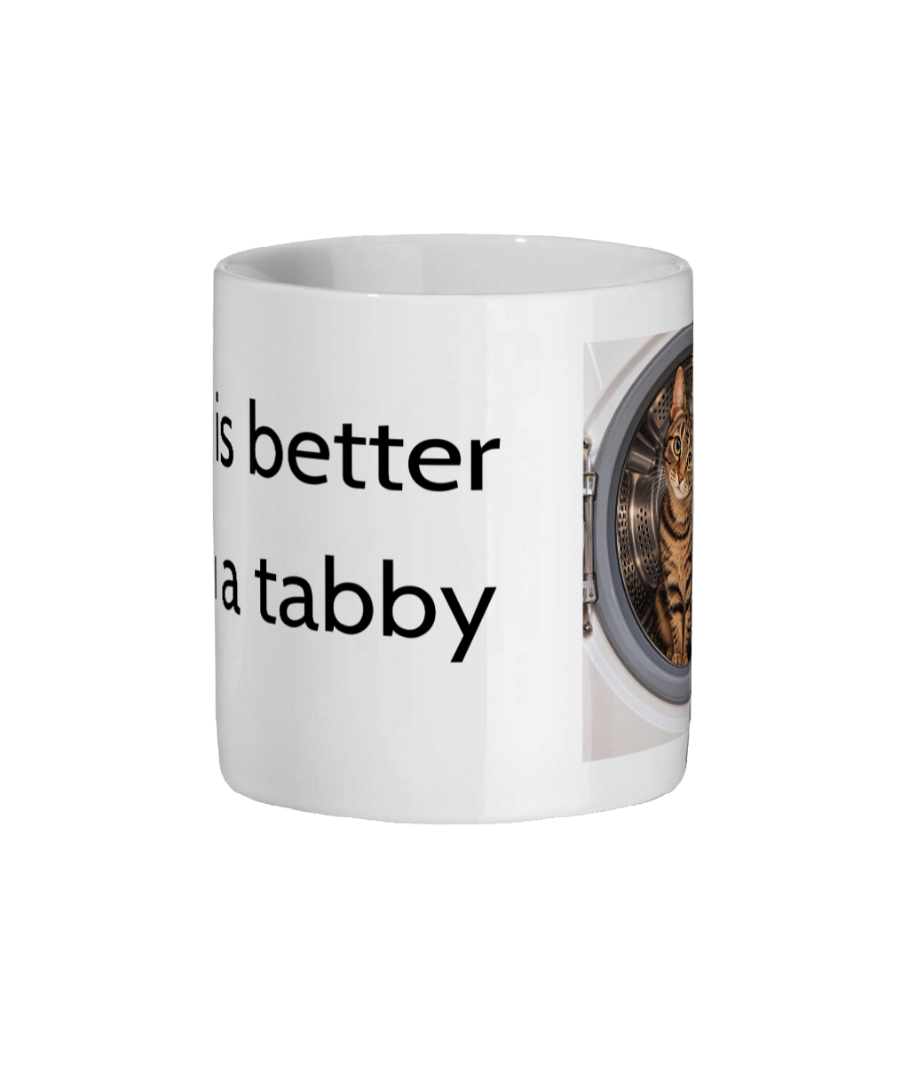 Life is better with a tabby mug