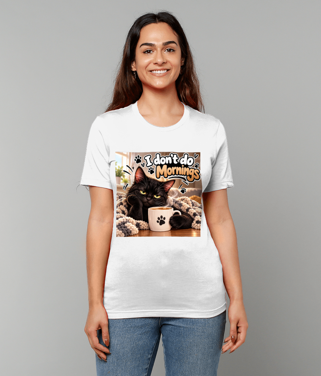 I Dont Do Mornings Unisex Jersey Short Sleeve Tee