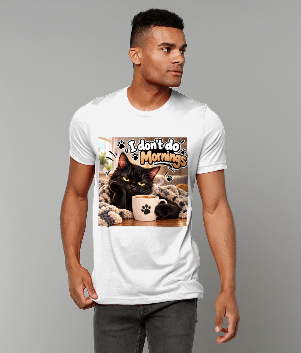 I Dont Do Mornings Unisex Jersey Short Sleeve Tee