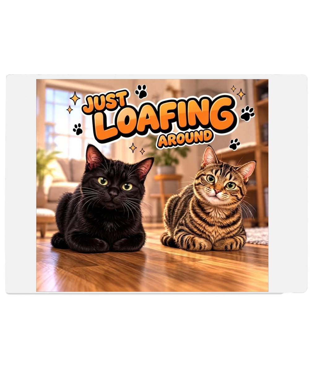 Just Loafing Tempered Glass Chopping Board