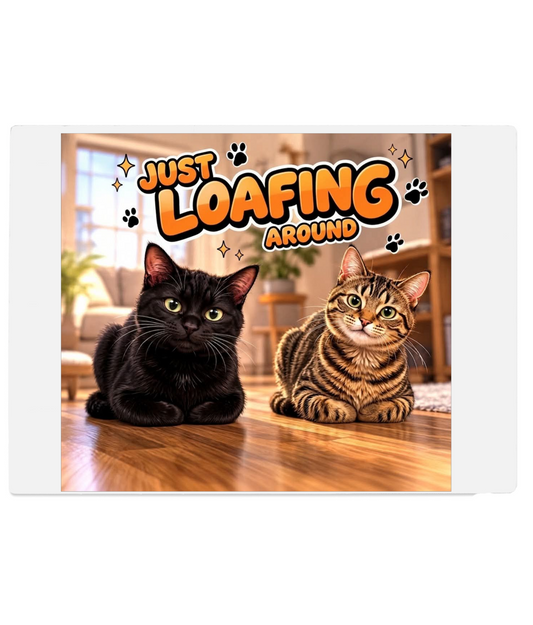 Just Loafing Tempered Glass Chopping Board