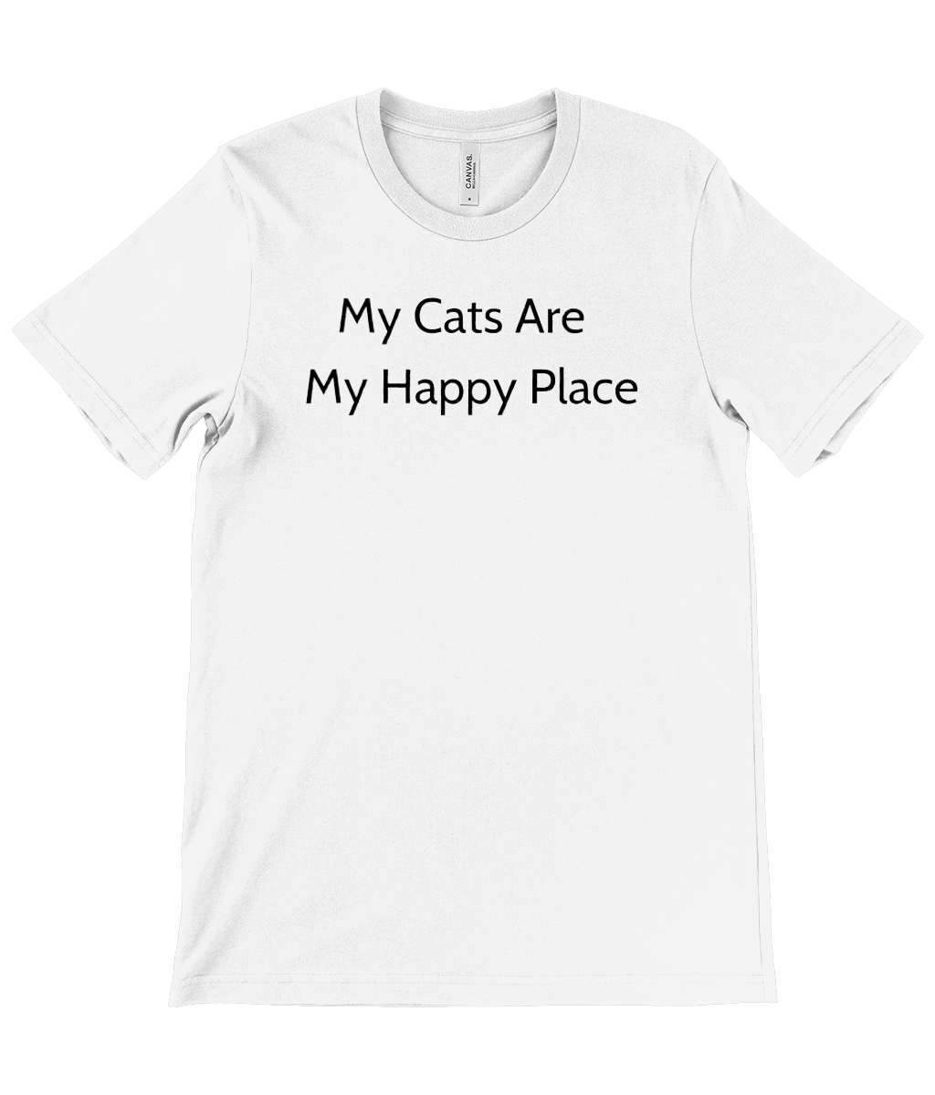 My Cats Are My Happy Place Unisex Tee