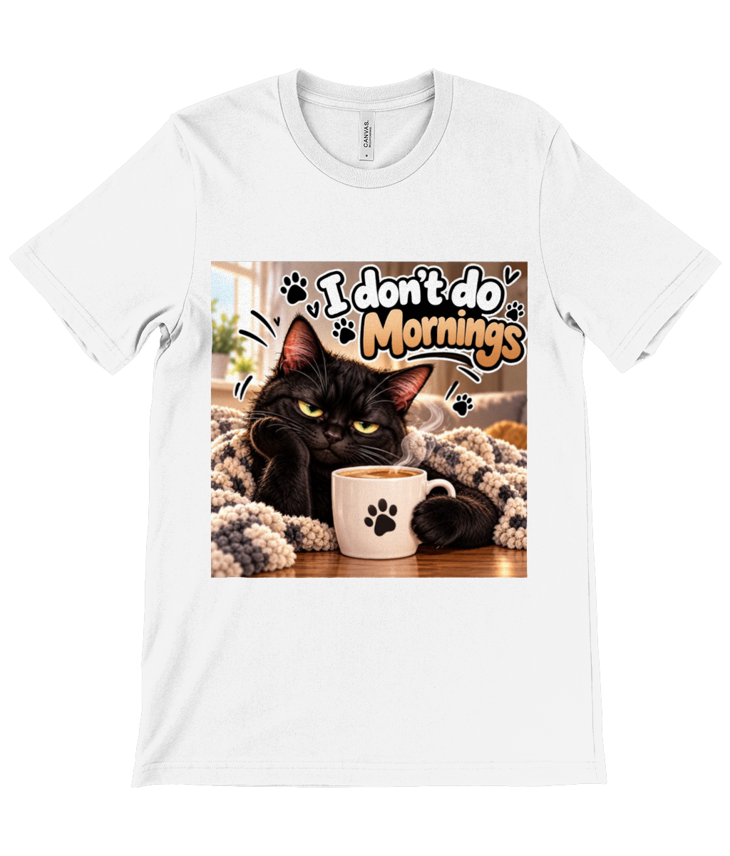 I Dont Do Mornings Unisex Jersey Short Sleeve Tee