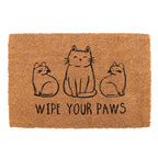Natural Wipe Your Paws Cat Doormat