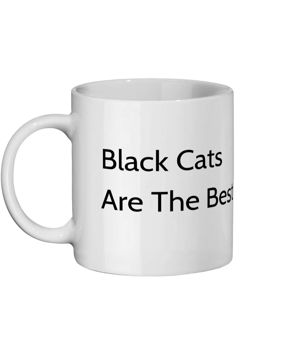 Black Cat Dusty Mug