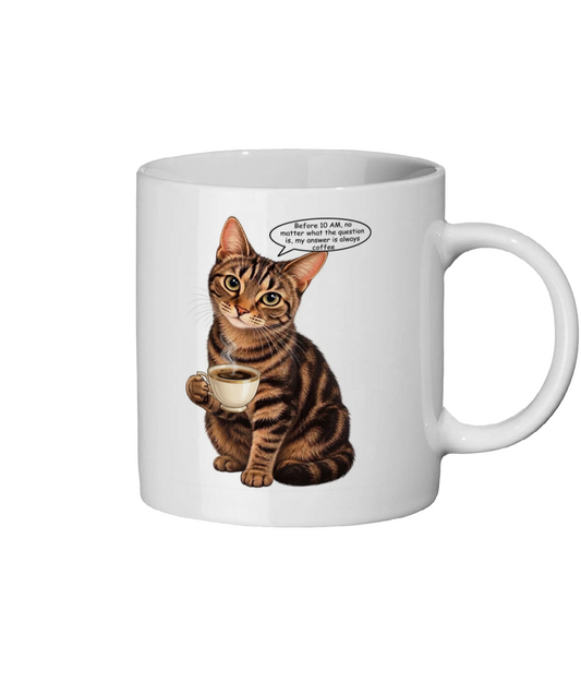 The answer is always coffee Ceramic Mug 11 oz