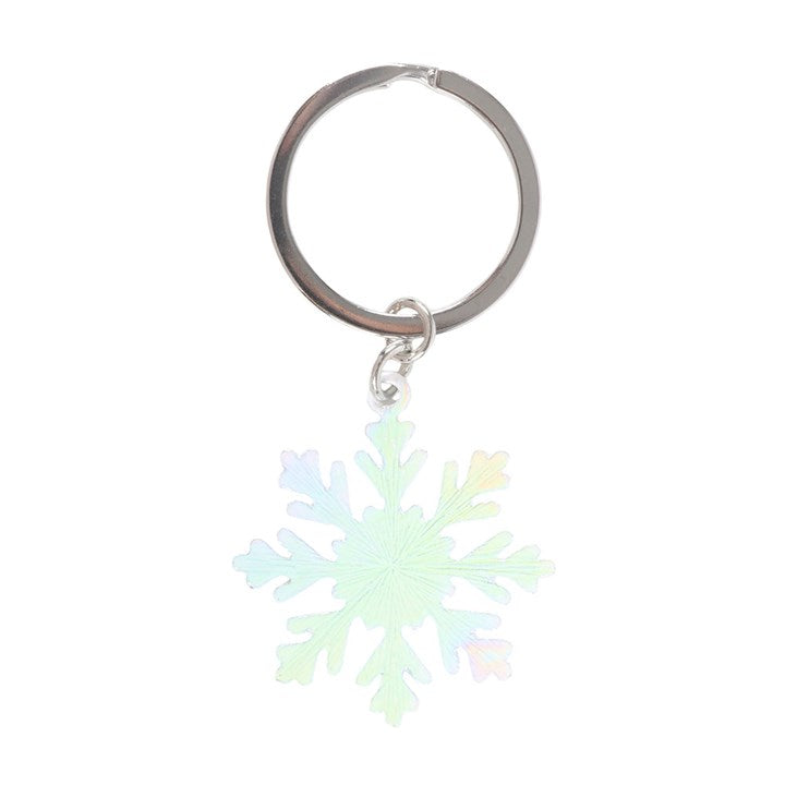 Snow Day Snowflake Keyring