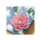 Pink Water Lily Incense Stick Holder