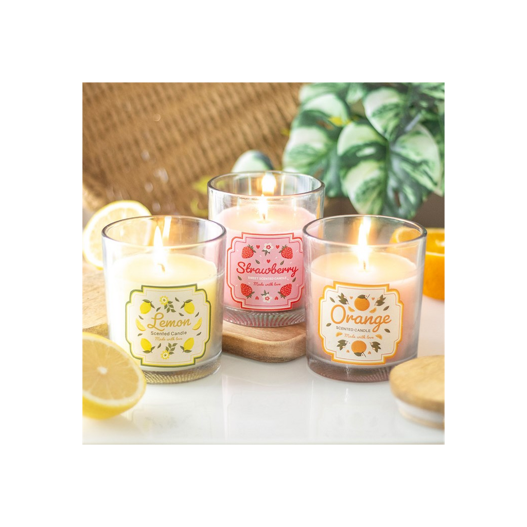 Strawberry Scented Candle