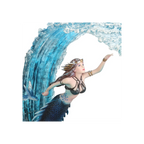 Water Elemental Sorceress Figurine by Anne Stokes