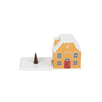 Candy Cane Gingerbread House Incense Cone Holder