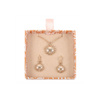 Sun Earring and Necklace Set