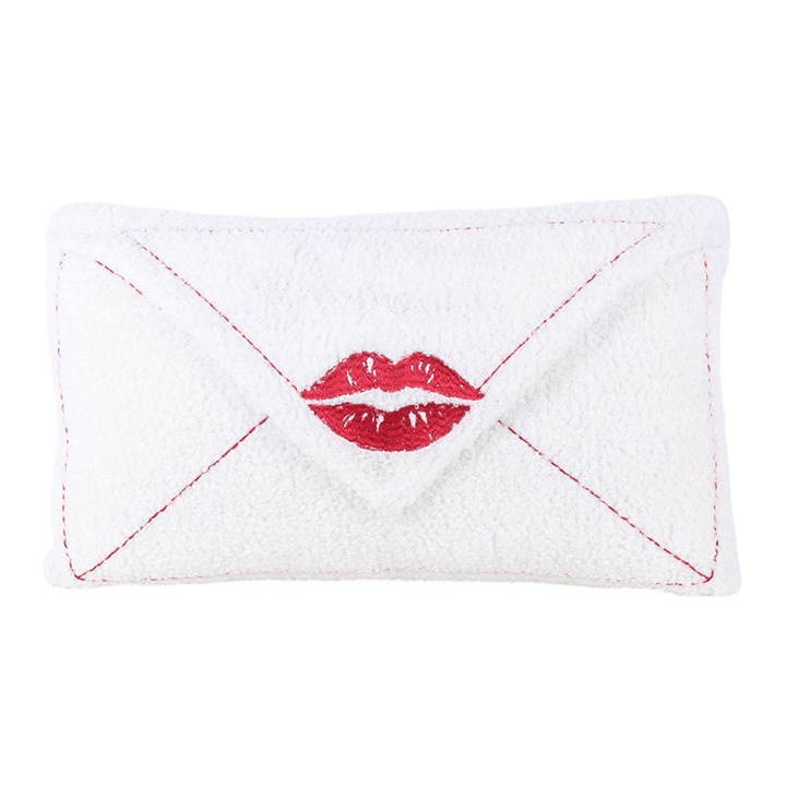 Kiss Kiss Envelope Boucle Cushion