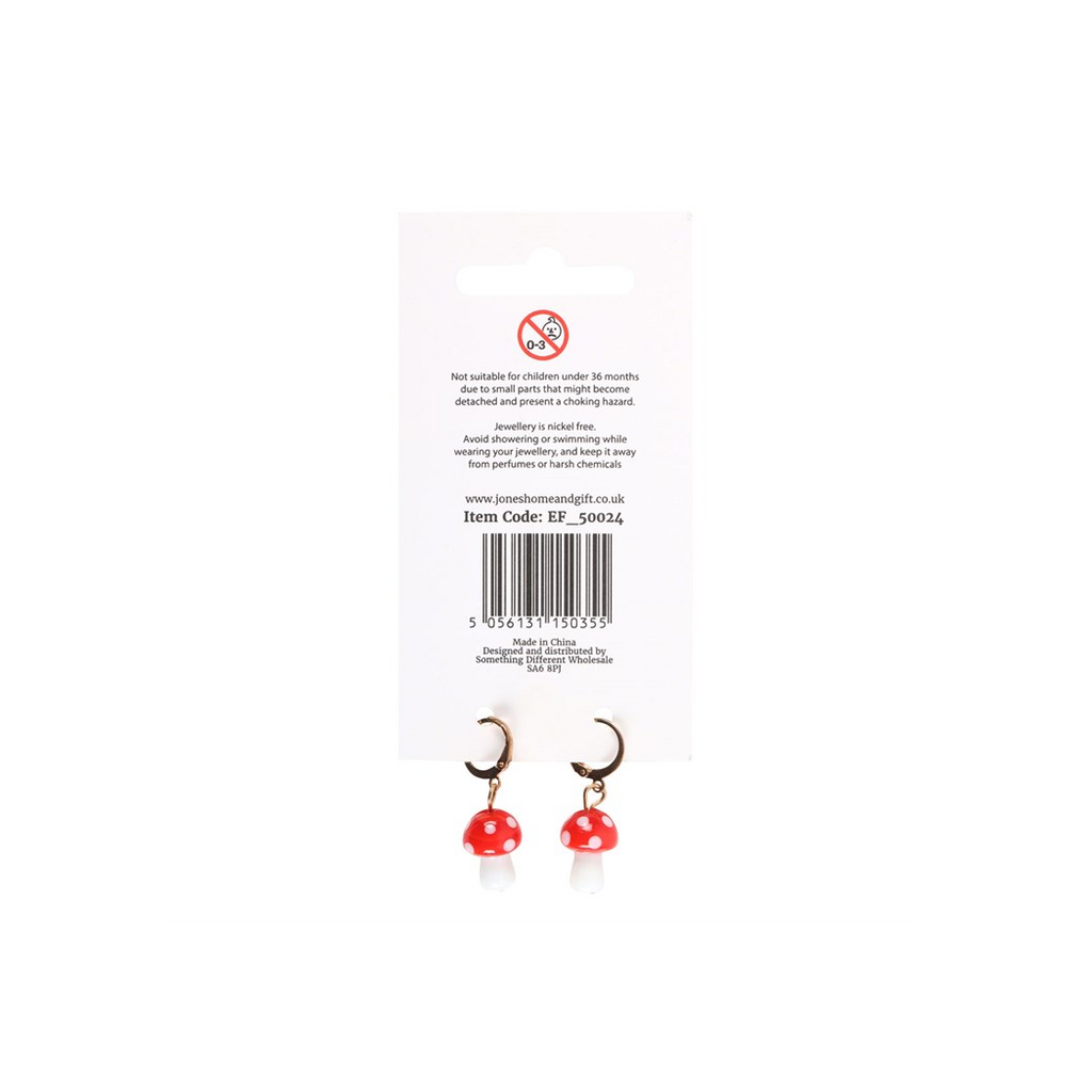 Toadstool Dangle Earrings